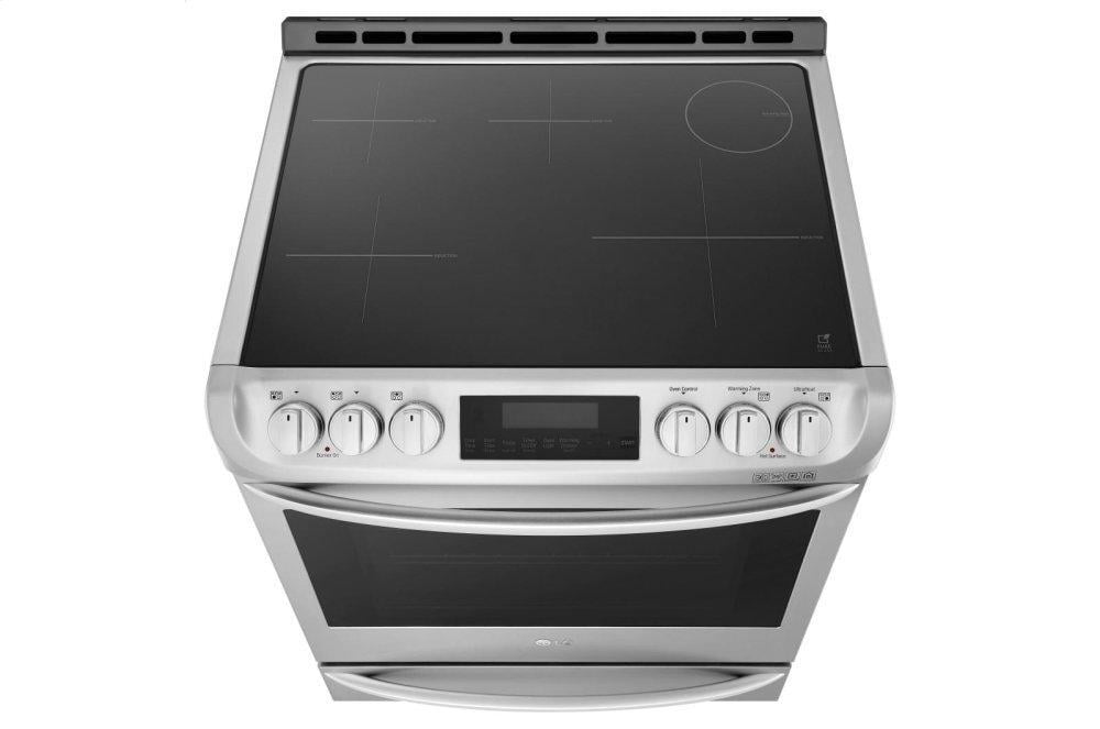Lg LSE4617ST 6.3 Cu. Ft. Smart Wi-Fi Enabled Induction Slide-In Range With Probake Convection® And Easyclean®