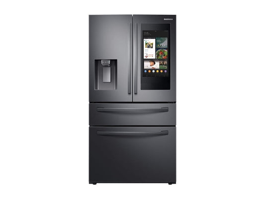 Samsung RF22R7551SG 22 Cu. Ft. 4-Door French Door, Counter Depth Refrigerator With 21.5" Touch Screen Family Hub™ In Black Stainless Steel