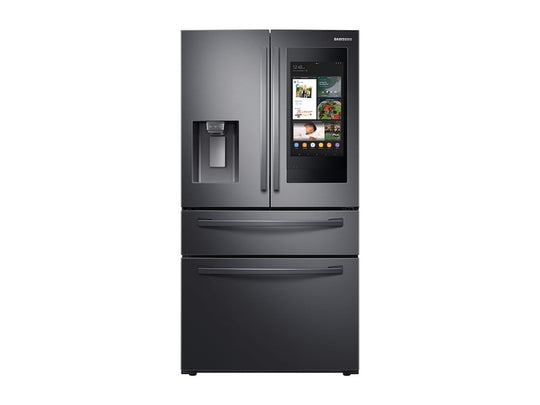Samsung RF22R7551SG 22 Cu. Ft. 4-Door French Door, Counter Depth Refrigerator With 21.5" Touch Screen Family Hub™ In Black Stainless Steel