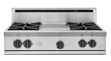 Bluestar RGTNB364CBV2L 36" Rangetop With A 12" Charbroiler
