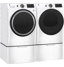 Ge Appliances GFV55ESSNWW Ge® Long Vent 7.8 Cu. Ft. Capacity Smart Electric Dryer With Sanitize Cycle