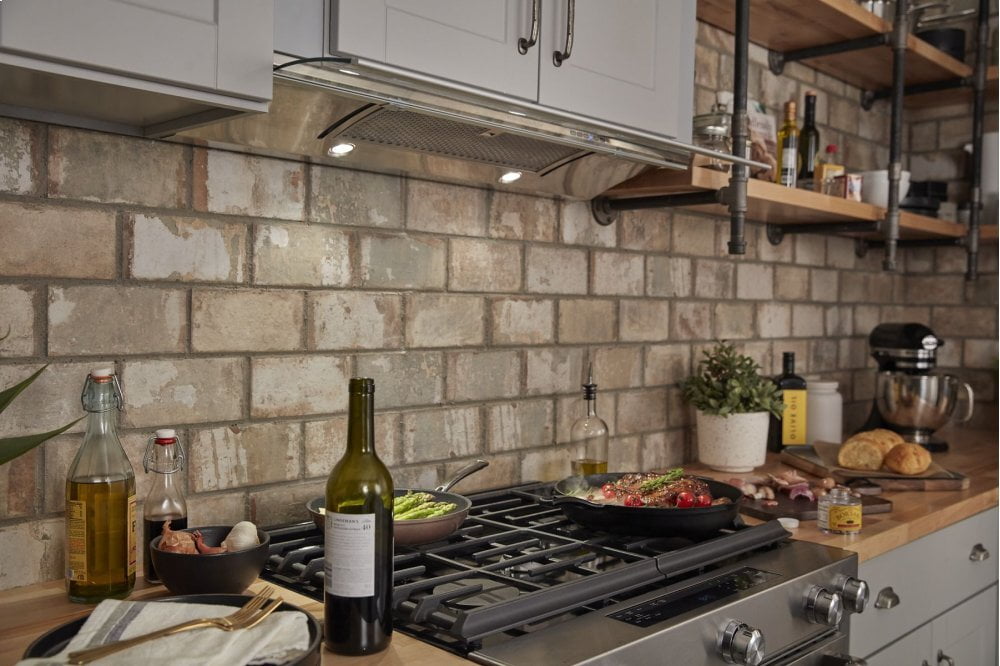 Kitchenaid KXU2836JSS 36" Slide-Out Hood - Heritage Stainless Steel