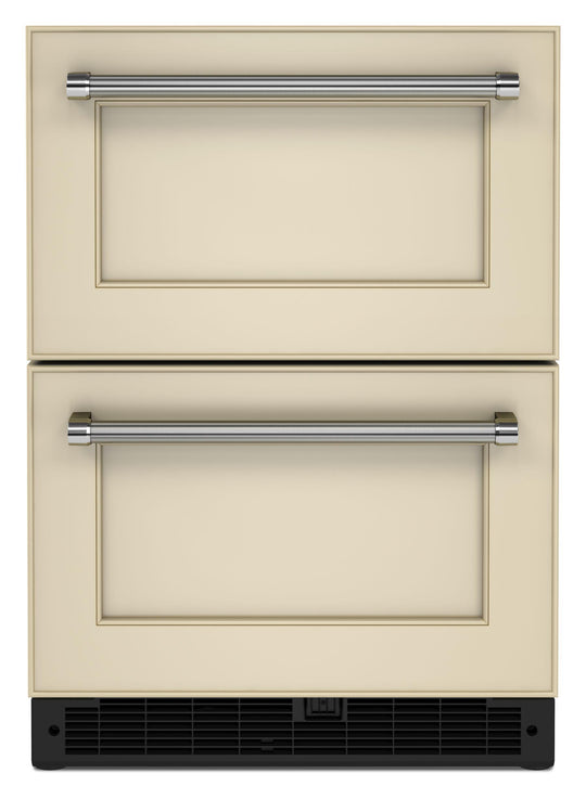 Kitchenaid KUDR204KPA 24" Panel-Ready Undercounter Double-Drawer Refrigerator - Panel Ready Pa
