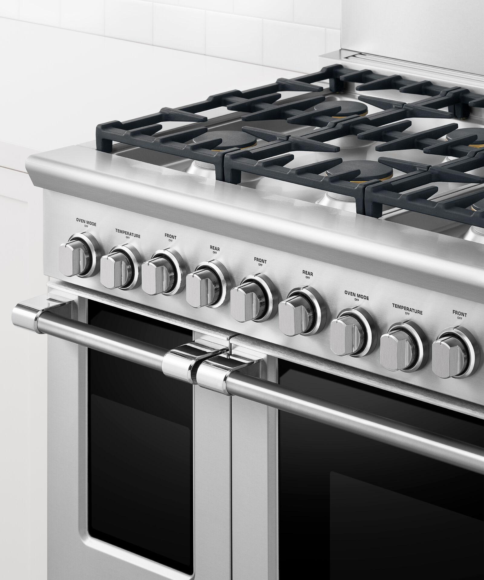 Fisher & Paykel RDV2488LN Dual Fuel Range, 48", 8 Burners