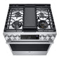 Lg LSDS6338F 6.3 Cu. Ft. Smart Wi-Fi Dual Fuel Slide-In Range With Probake Convection® And Easyclean®