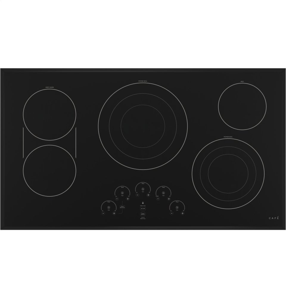 Cafe CEP90361NBB Café 36" Touch-Control Electric Cooktop