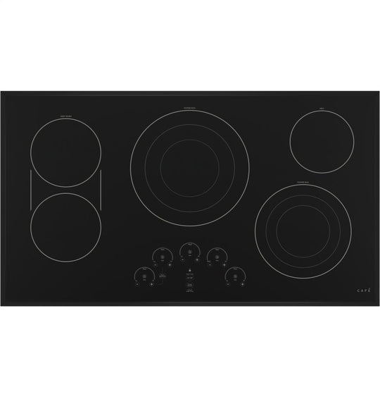 Cafe CEP90361NBB Café 36" Touch-Control Electric Cooktop