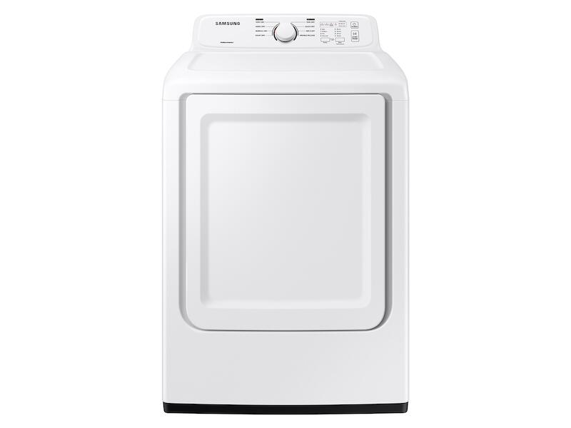 Samsung DVE41A3000W 7.2 Cu. Ft. Electric Dryer With Sensor Dry And 8 Drying Cycles In White, Open Box