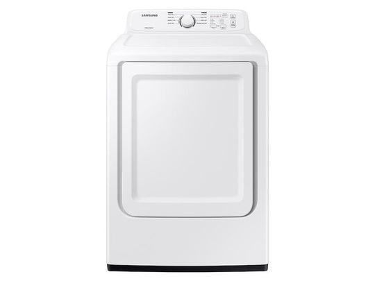 Samsung DVE41A3000W 7.2 Cu. Ft. Electric Dryer With Sensor Dry And 8 Drying Cycles In White, Open Box