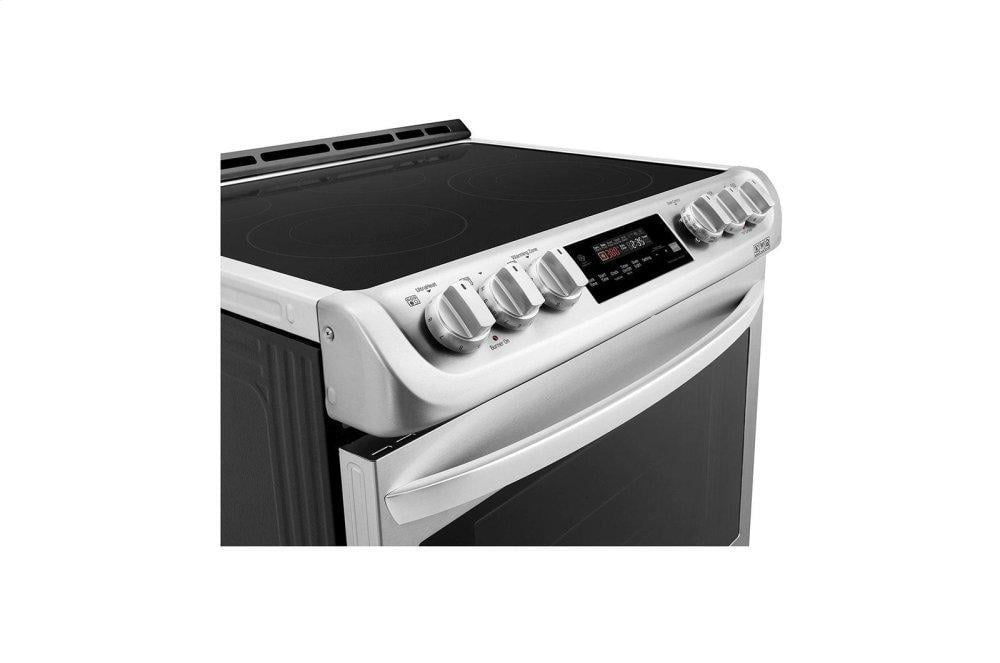 Lg LSE4615ST 6.3 Cu. Ft. Smart Wi-Fi Enabled Electric Slide-In Range With Probake Convection®