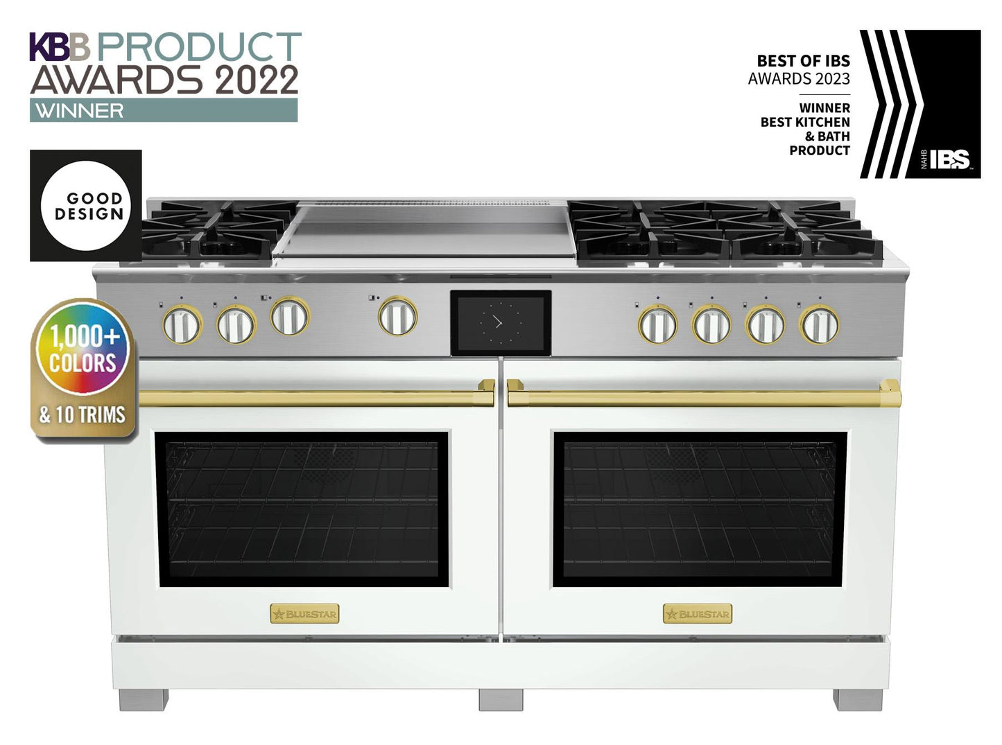 Bluestar BSDF606G 60" Dual Fuel Range With 24" Griddle