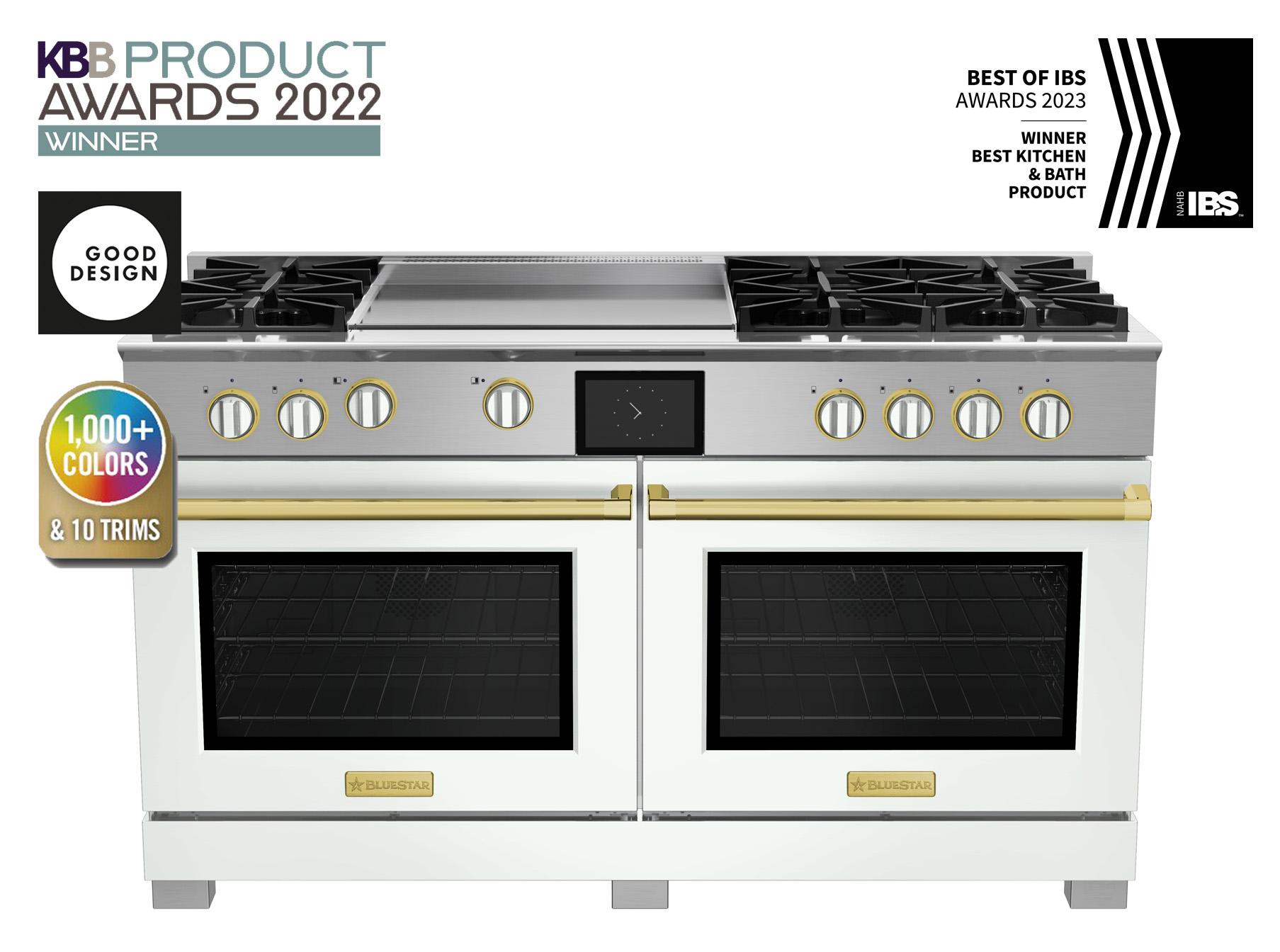 Bluestar BSDF606G 60" Dual Fuel Range With 24" Griddle