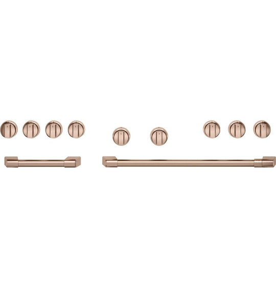 Cafe CXPR8HKPTCU Café™ 48" Brushed Copper Handle & Knob Set For Pro Range And Rangetop