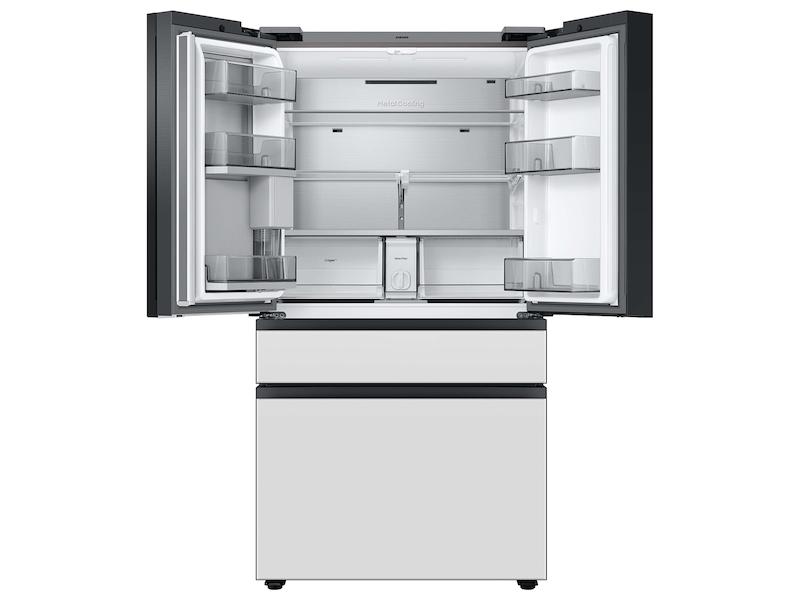 Samsung RF29BB890012 Bespoke 4-Door French Door Refrigerator (29 Cu. Ft.) With Family Hub&#8482; In White Glass