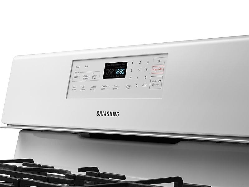 Samsung NX58F5500SW 5.8 Cu. Ft. Gas Range In White