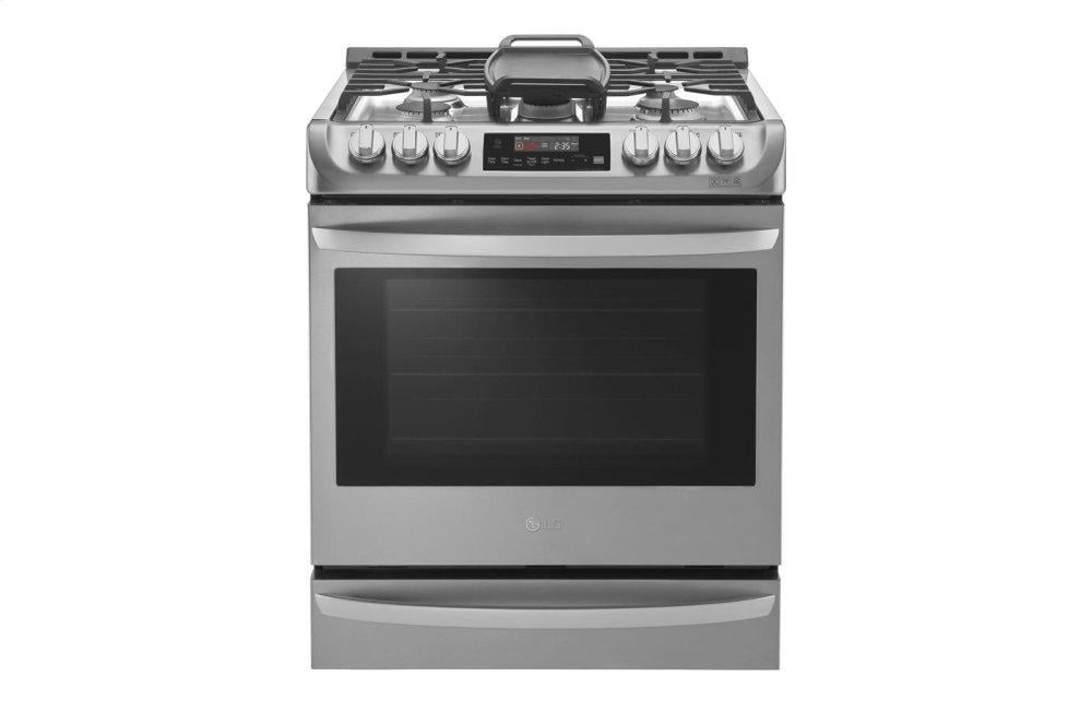 Lg LSG4515ST 6.3 Cu. Ft. Smart Wi-Fi Enabled Gas Single Oven Slide-In Range With Probake Convection®