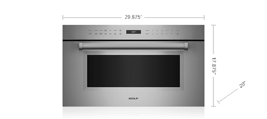 Wolf MDD30PMSPH 30" M Series Professional Drop-Down Door Microwave Oven