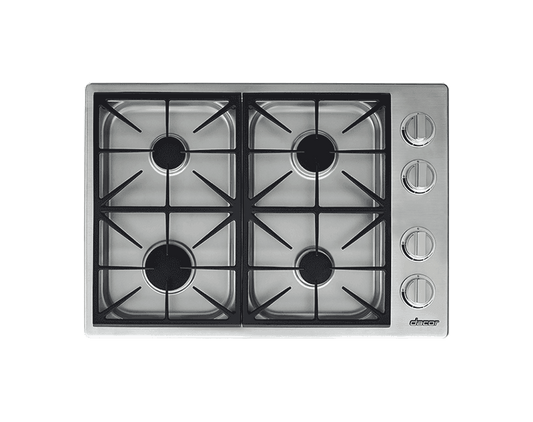 Dacor HDCT304GSLPH 30" Dual Gas Cooktop, Liquid Propane/High Altitude