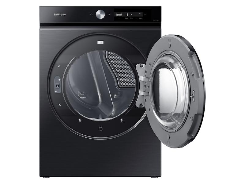 Samsung DVE46BB6700VA3 Bespoke 7.5 Cu. Ft. Large Capacity Electric Dryer With Super Speed Dry And Ai Smart Dial In Brushed Black