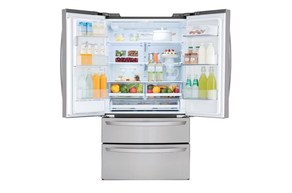 Lg LMXS28626S 28 Cu.Ft. Smart Wi-Fi Enabled French Door Refrigerator