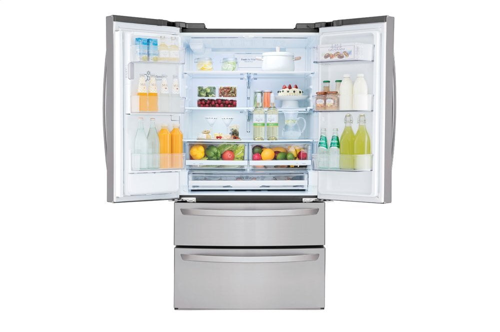 Lg LMXS28626S 28 Cu.Ft. Smart Wi-Fi Enabled French Door Refrigerator