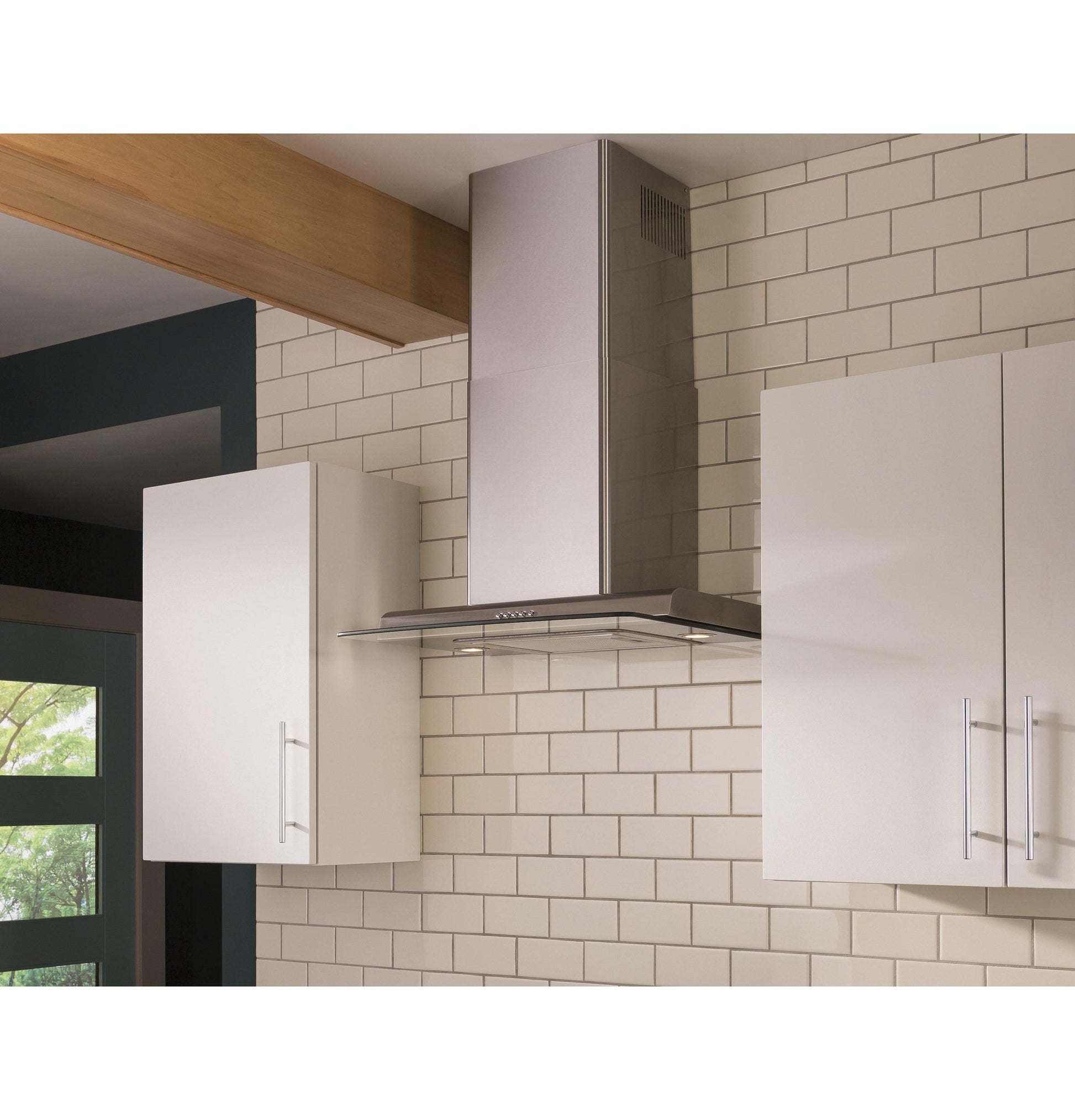 Ge Appliances UVW7241SNSS 24" Chimney Vent With Tempered Glass