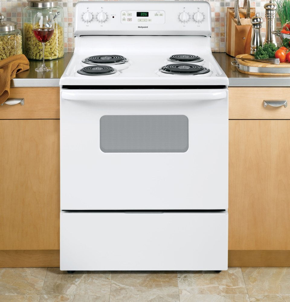 Hotpoint RBS360DMWW Hotpoint® 30" Free-Standing Standard Clean Electric Range