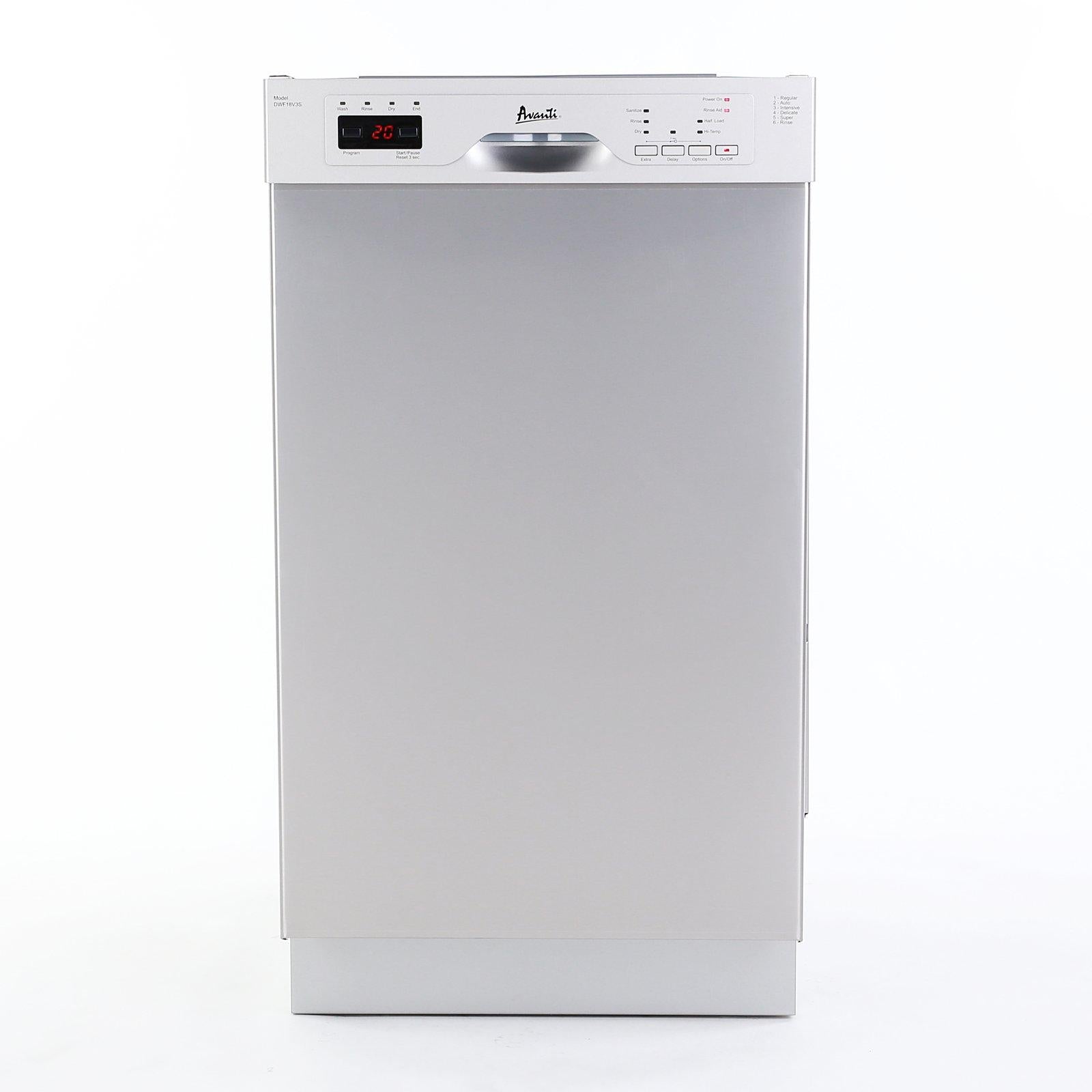 Avanti DWF18V3S 18" Built In Dishwasher
