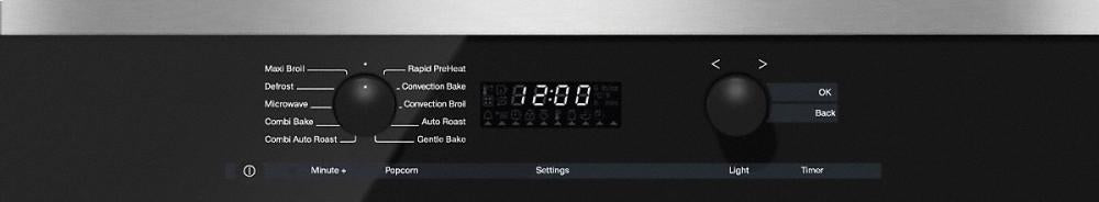 Miele H6100BM H 6100 Bm 24 Inch Speed Oven With Electronic Clock/Timer And Combination Modes For Quick, Perfect Results.