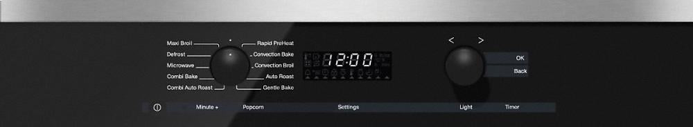 Miele H6200BM H 6200 Bm 24 Inch Speed Oven With Electronic Clock/Timer And Combination Modes For Quick, Perfect Results.