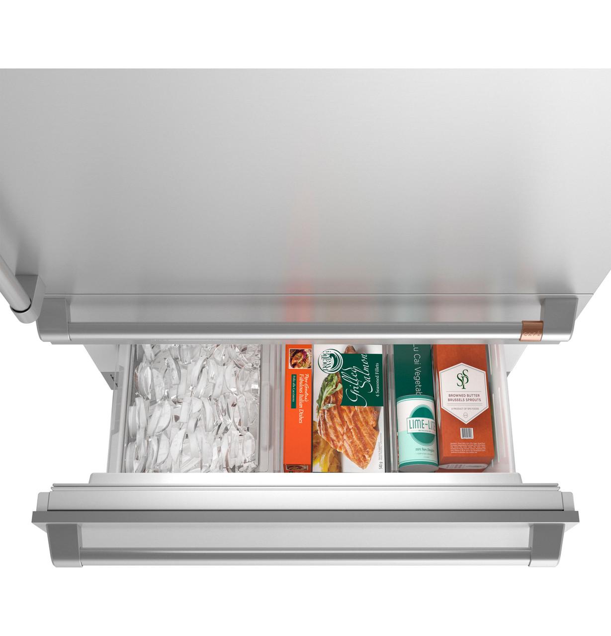 Cafe CIC36RP2VS1 Café™ 36" Integrated Bottom-Freezer Refrigerator
