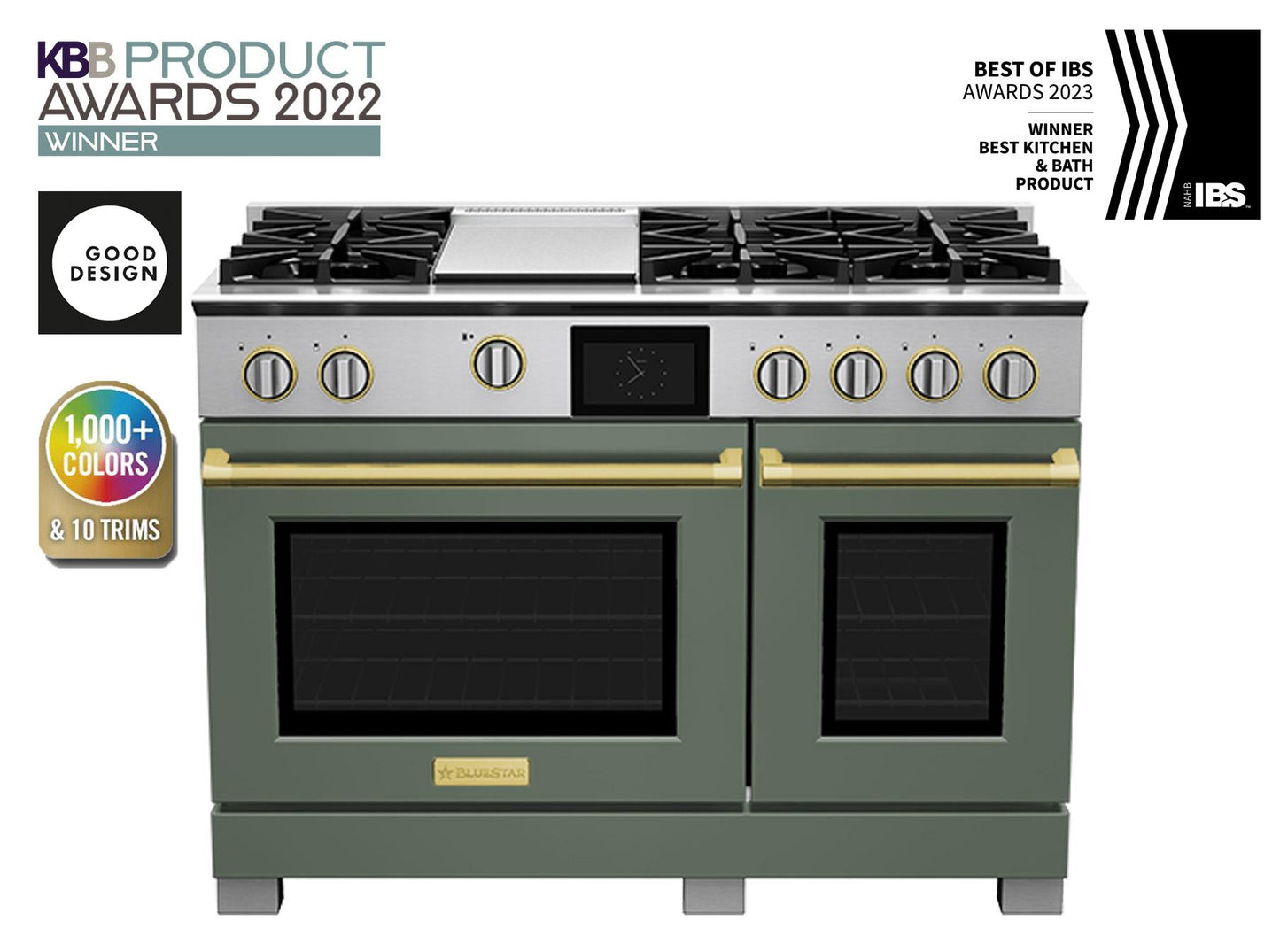 Bluestar BSDF486G 48" Dual Fuel Range With 12" Griddle