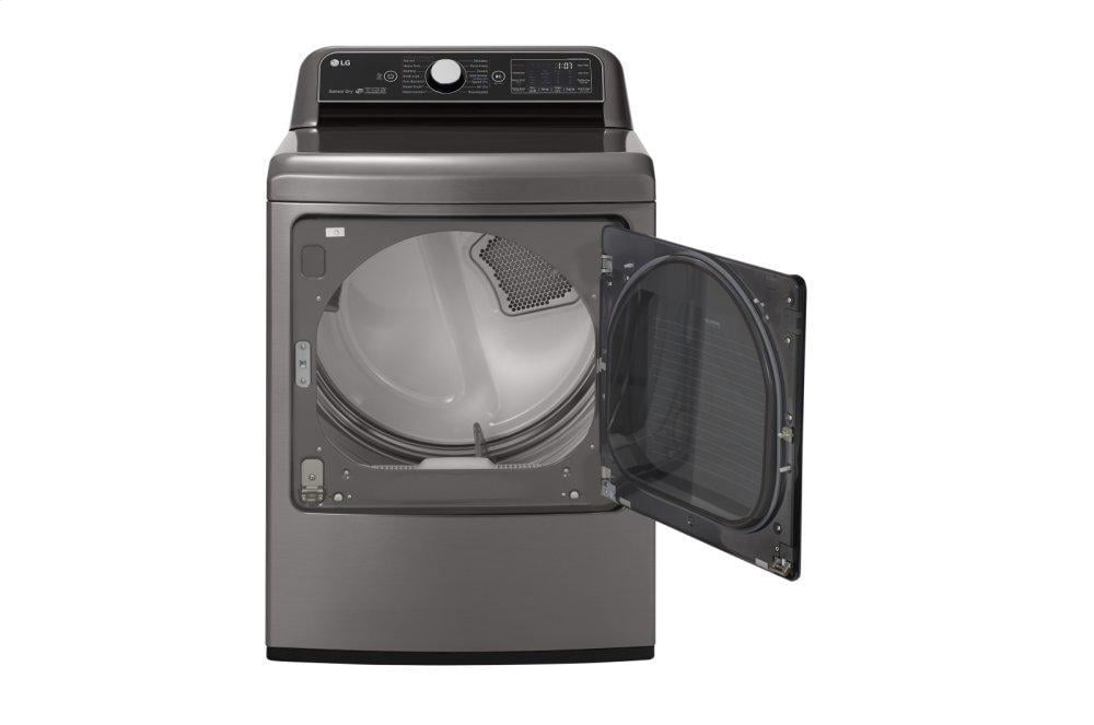 Lg DLGX7801VE 7.3 Cu.Ft. Smart Wi-Fi Enabled Gas Dryer With Turbosteam™