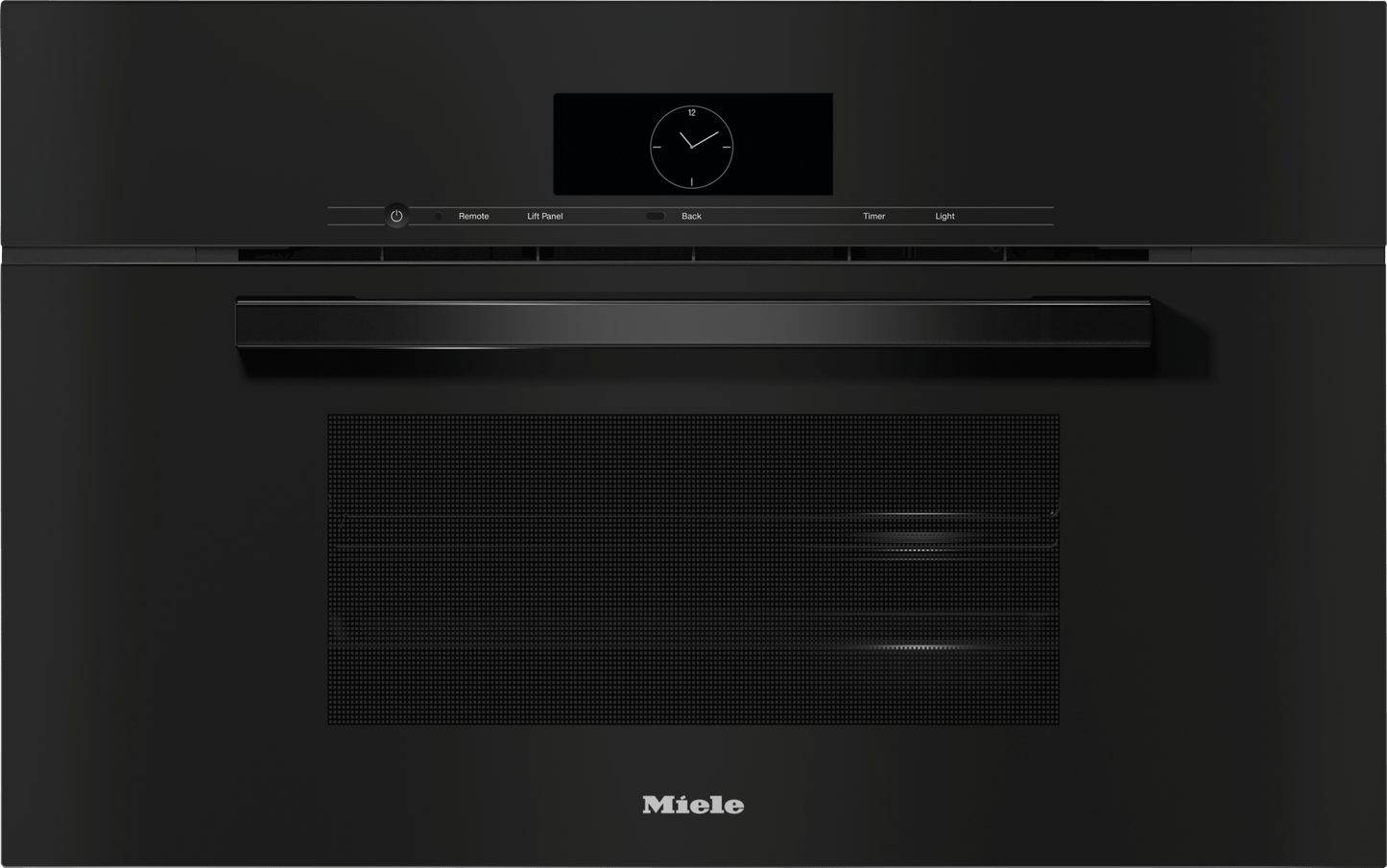 Miele DGC7870 BLACK   30" Compact Combi-Steam Oven Xl For Steam Cooking, Baking, Roasting With Roast Probe + Menu Cooking.