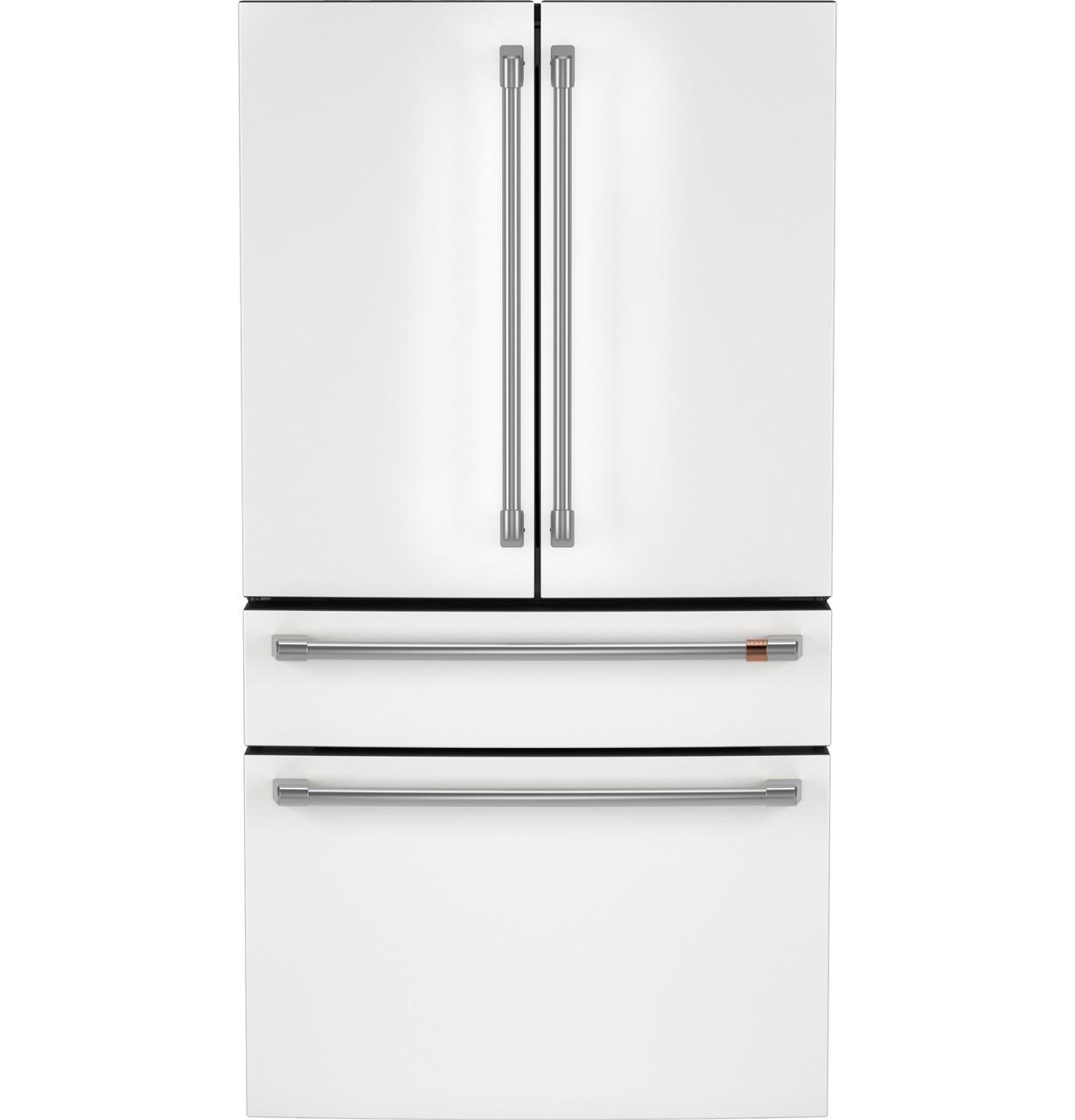 Cafe CGE29DP4TW2 Café&#8482; Energy Star® 28.7 Cu. Ft. Smart 4-Door French-Door Refrigerator With Dual-Dispense Autofill Pitcher