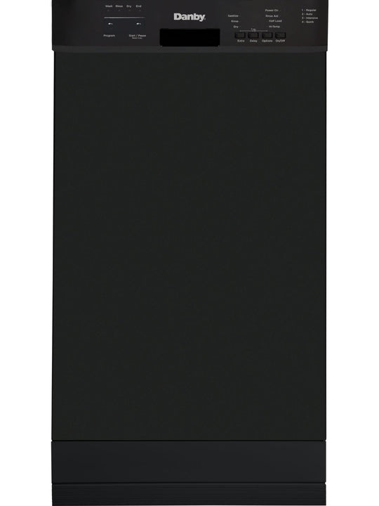 Danby DDW18D1EB Danby 18 Built-In Dishwasher With Front Controls (Black)