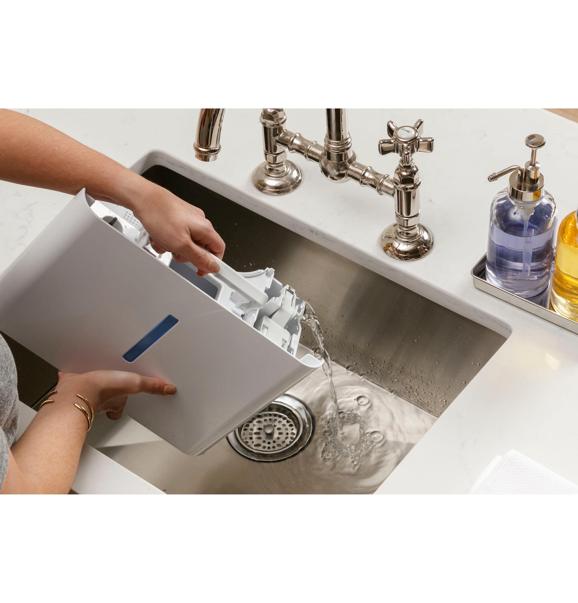 Ge Appliances ADHR22LB Ge® 22 Pint Energy Star® Portable Dehumidifier With Smart Dry For Damp Spaces