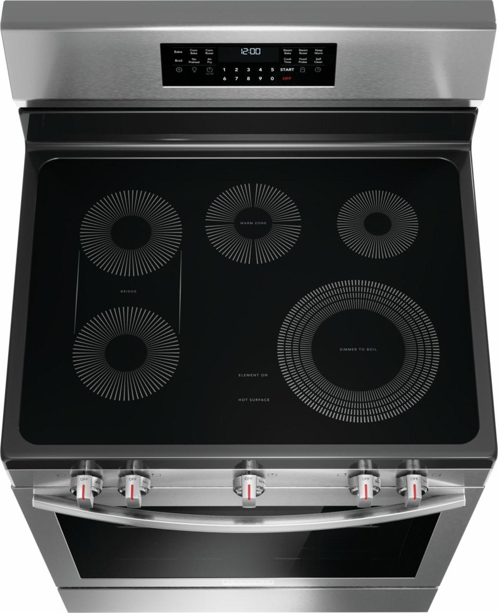 Frigidaire GCRE3060BF Frigidaire Gallery 30" Rear Control Electric Range With Total Convection