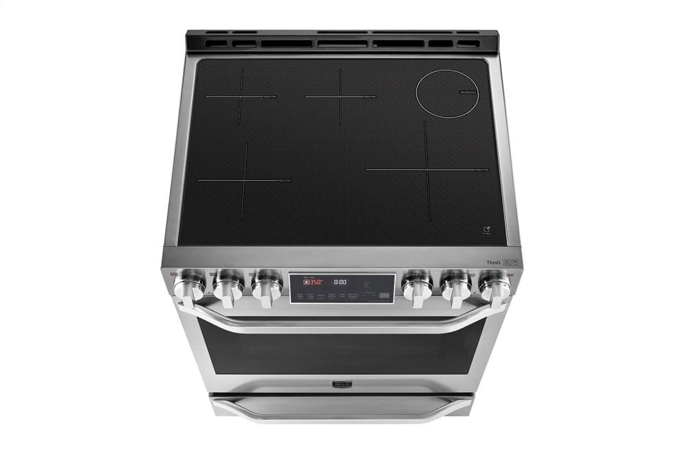 Lg LSIS3018SS Lg Studio 6.3 Cu. Ft. Induction Slide-In Range With Probake Convection® And Easyclean®