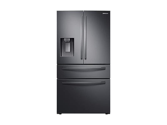 Samsung RF28R7201SG 28 Cu. Ft. 4-Door French Door Refrigerator With Flexzone™ Drawer In Black Stainless Steel