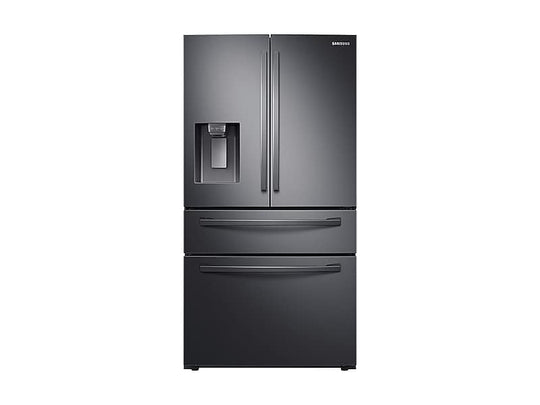 Samsung RF28R7201SG 28 Cu. Ft. 4-Door French Door Refrigerator With Flexzone™ Drawer In Black Stainless Steel