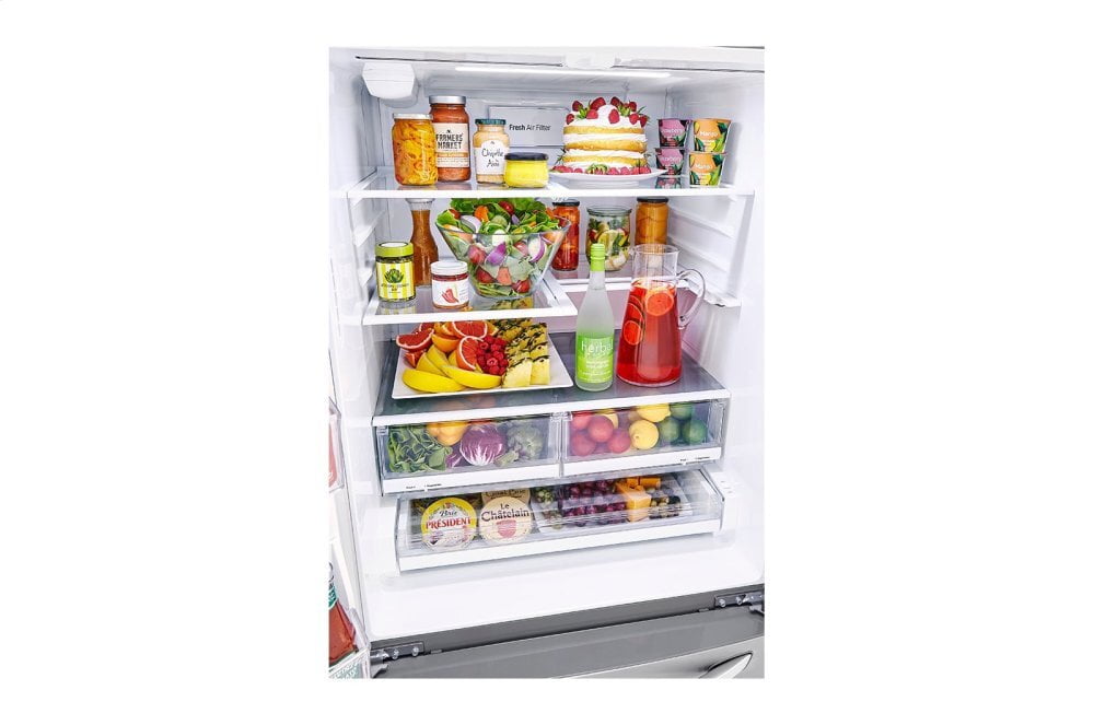 Lg LRFXS2503S 25 Cu. Ft. Smart Wi-Fi Enabled French Door Refrigerator