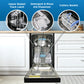 Danby DDW18D1EB Danby 18 Built-In Dishwasher With Front Controls (Black)