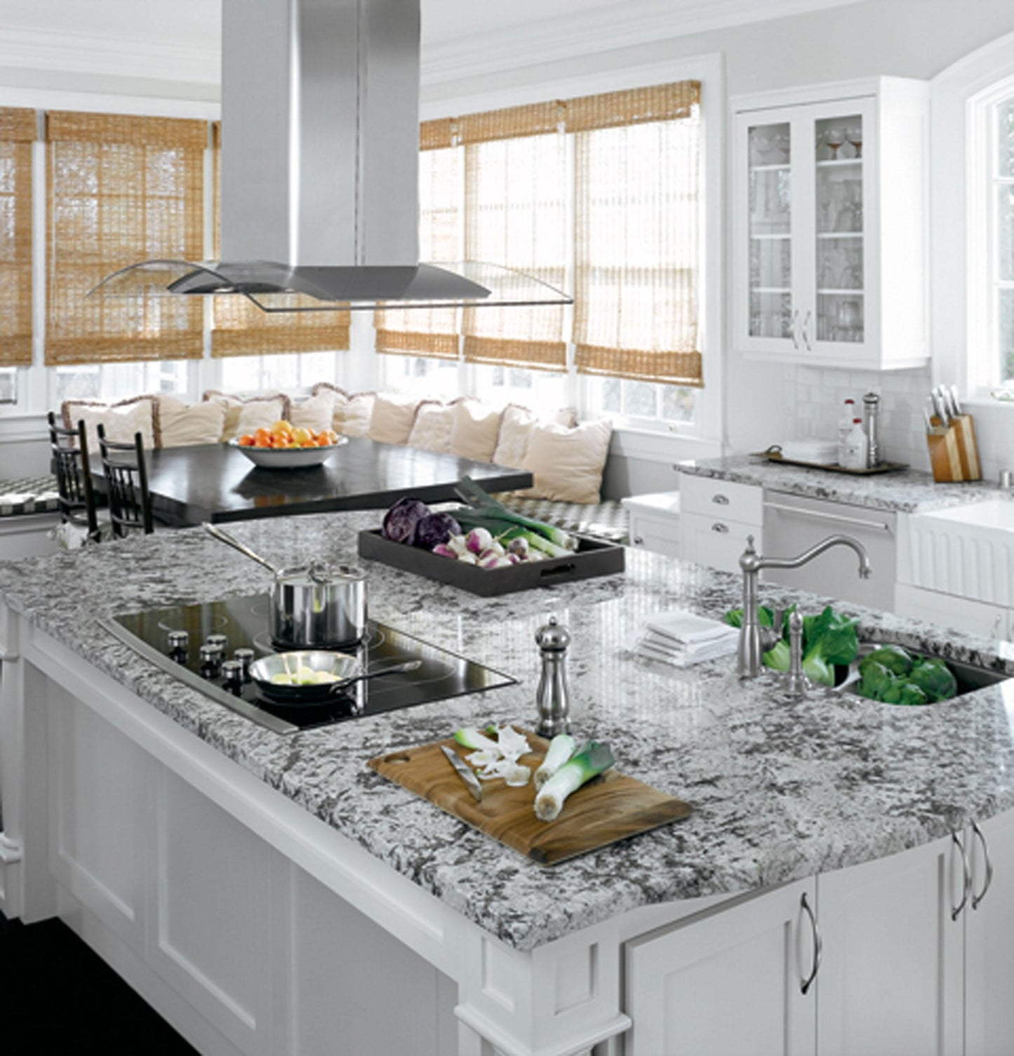 Monogram ZV925SLSS Monogram 36" Glass Canopy Island Hood - Gray