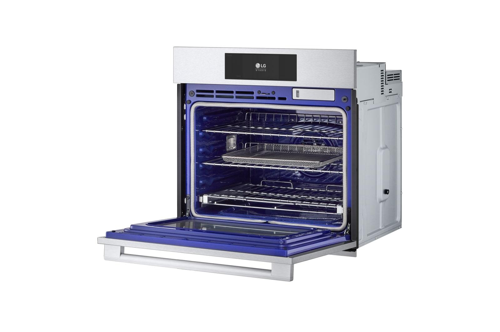 Lg WSES4728F Lg Studio 4.7 Cu. Ft. Smart Instaview® Electric Single Built-In Wall Oven With Air Fry & Steam Sous Vide