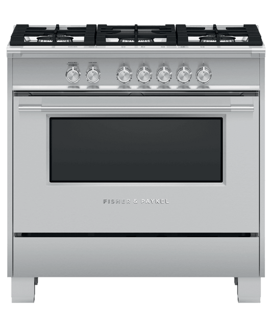 Fisher & Paykel OR36SCG4X1 Gas Range, 36", 5 Burners