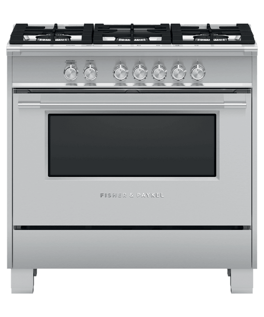 Fisher & Paykel OR36SCG4X1 Gas Range, 36", 5 Burners