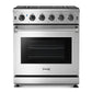 Thor Kitchen LRG3001ULP 30 Inch Gas Range In Stainless Steel - Liquid Propane