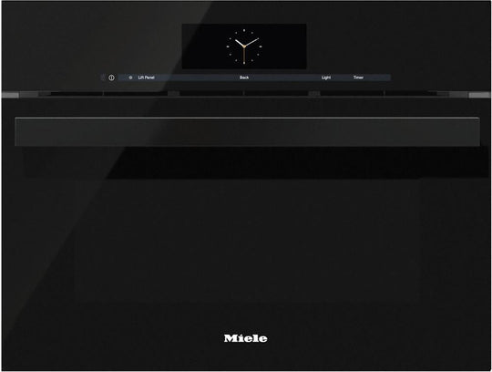Miele DGC68001BK Dgc 6800-1 Steam Oven With Full-Fledged Oven Function And Xl Cavity Combines Two Cooking Techniques - Steam And Convection.- Obsidian Black
