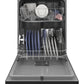 Hotpoint HDF310PGRBB Hotpoint® One Button Dishwasher With Plastic Interior